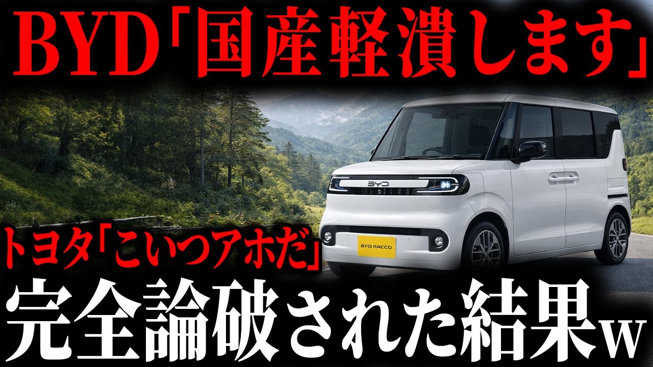 「なぜこうなった...」BYD渾身の軽EVがまさかの大失敗。軽ユーザーがキレた決定的理由【ゆっくり解説】