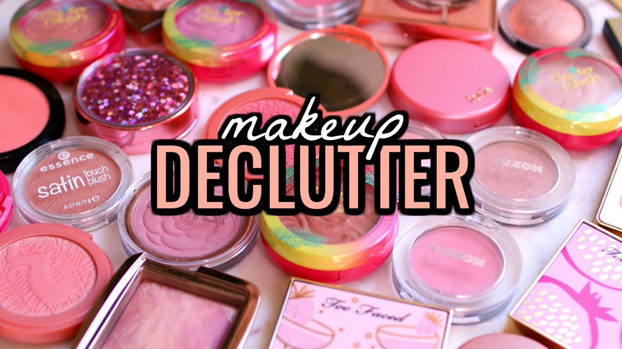 BLUSH DECLUTTER 2020! CUTTING MY COLLECTION IN HALF