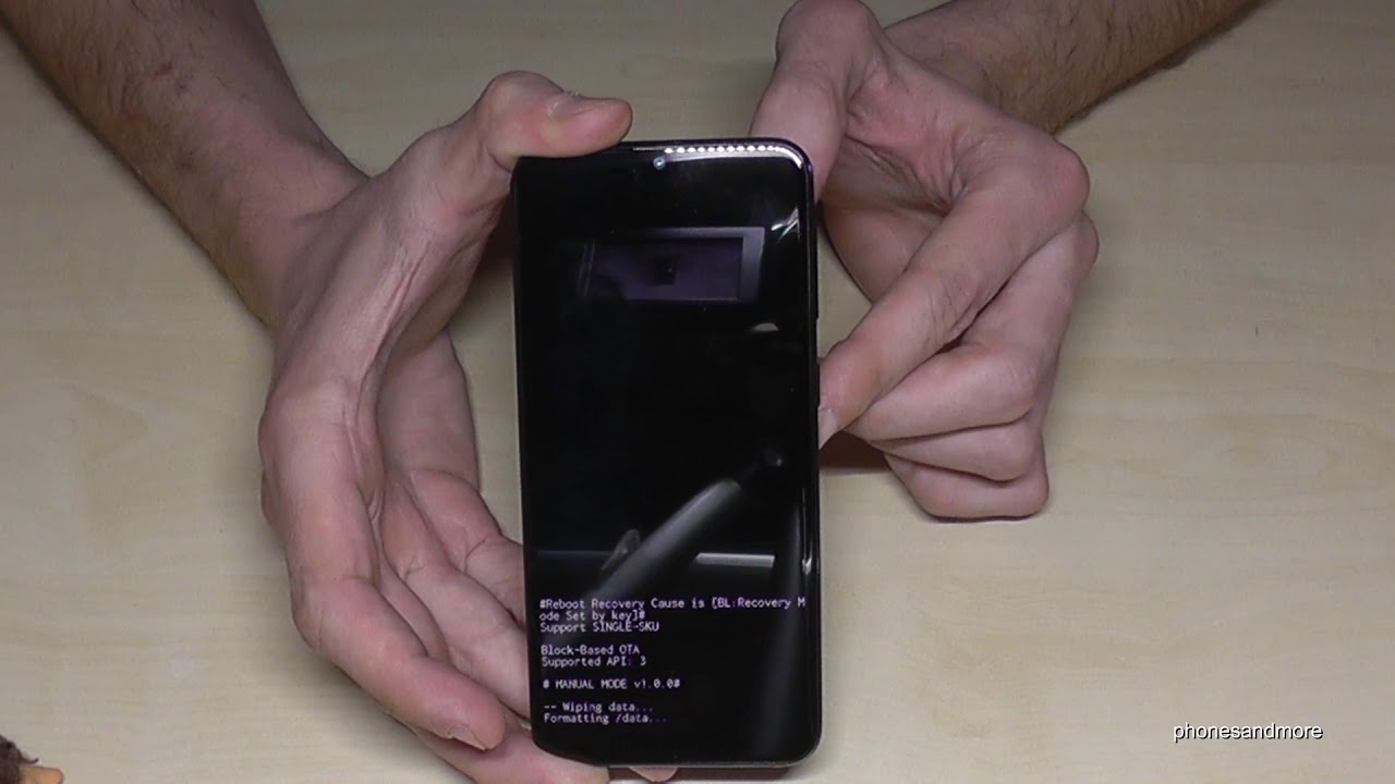Samsung Galaxy A20: How to make a factory data reset (hardreset) with the buttons?