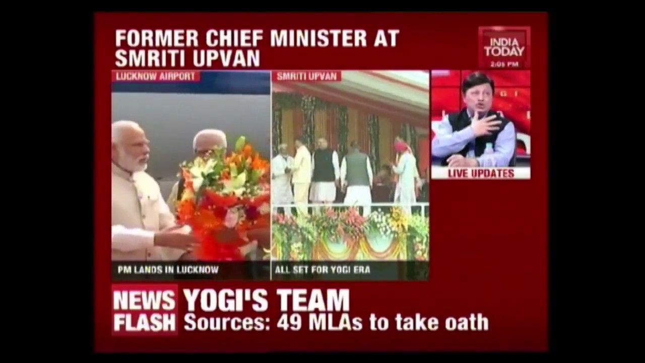 Exclusive : Yogi Adityanath Oath Taking Ceremony As Chief Minister Of UP