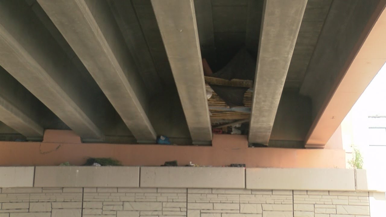 Homeless camp under I-40 causes big concern for drivers