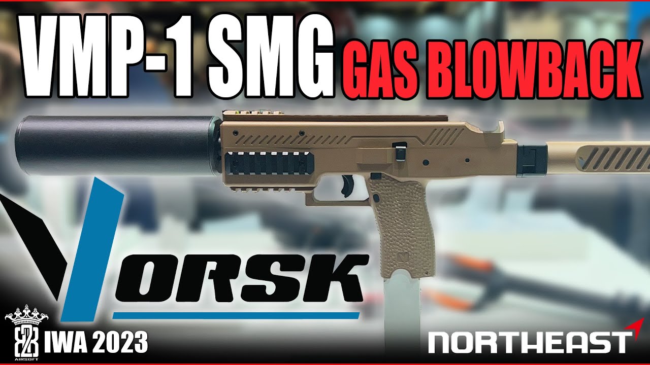 IWA 2023 - Vorsk VMP-1 SMG GBB - MP9 Airsoft Deutsch