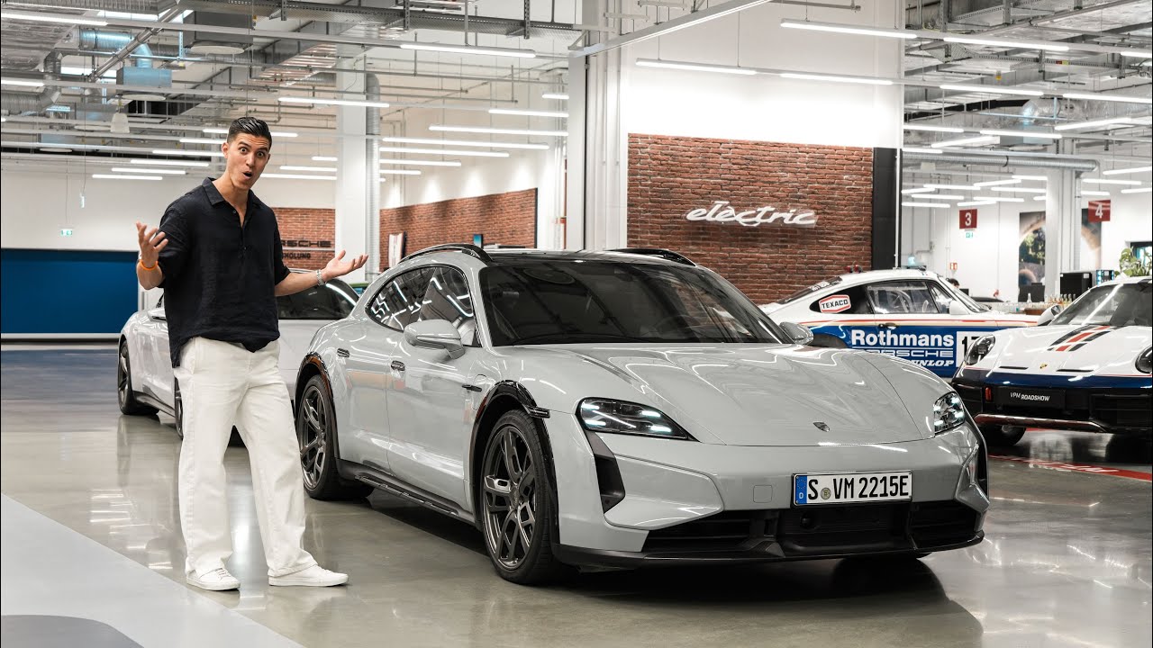 Porsche Taycan Turbo S 2025 года — автомобиль моей мечты и путешествие по Европе!