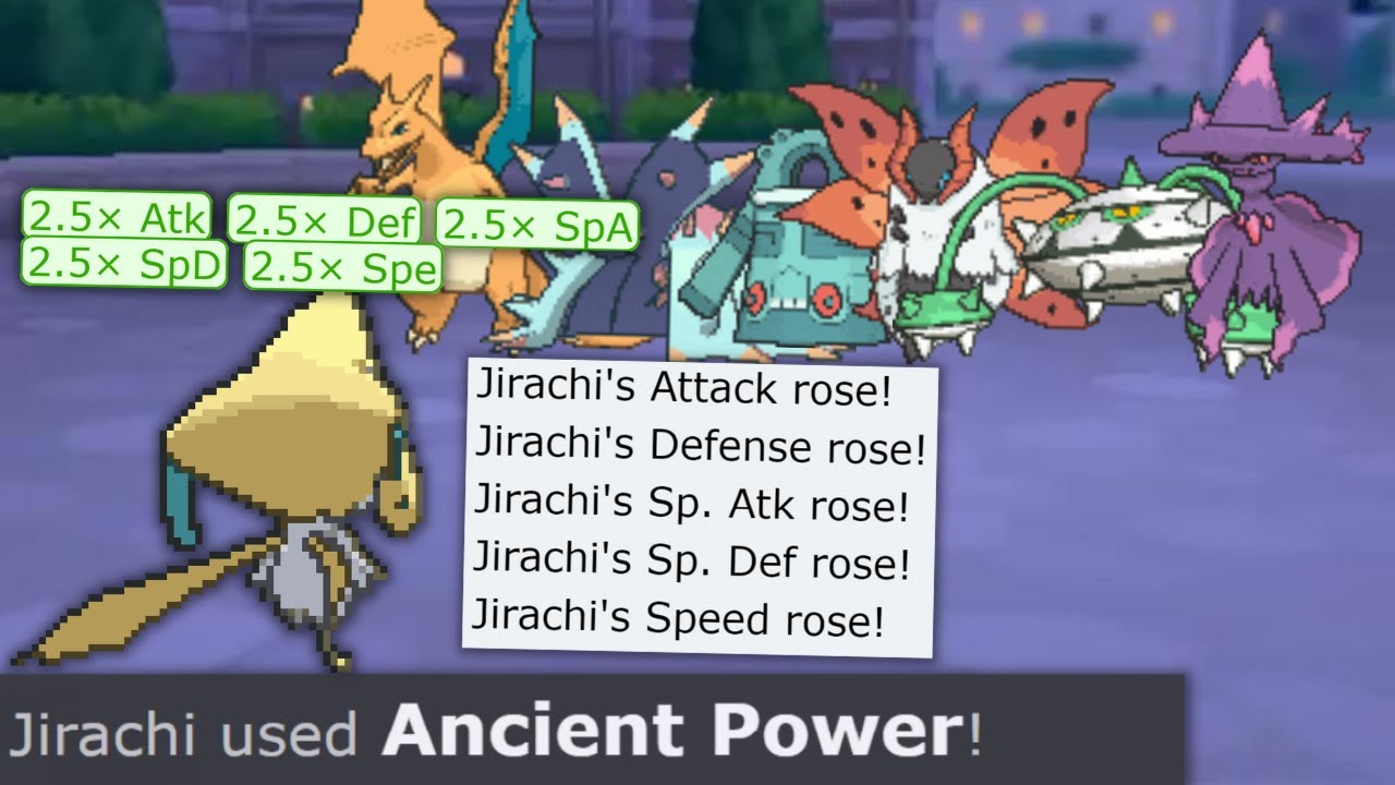 Serene Grace Ancient Power Jirachi (pokemon showdown SWEEP)