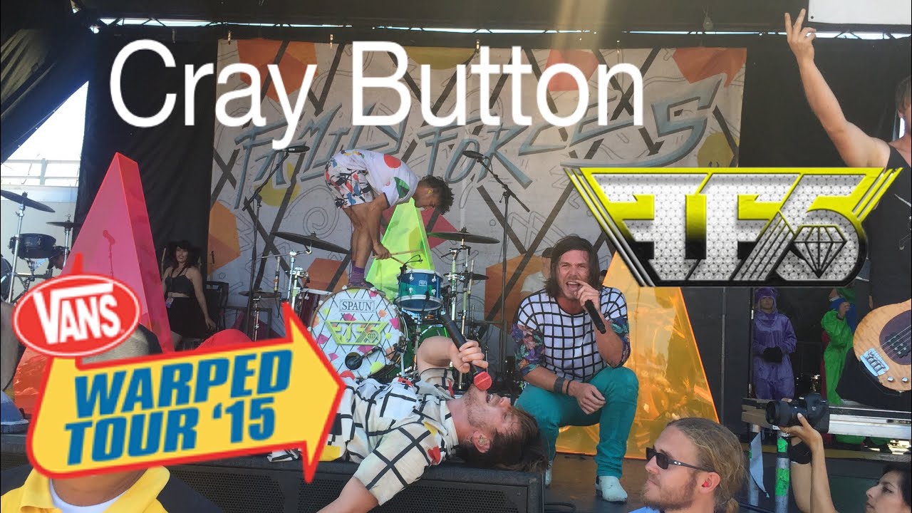 Family Force 5 - Cray Button - Vans Warped Tour - San Diego, CA 8/5/15