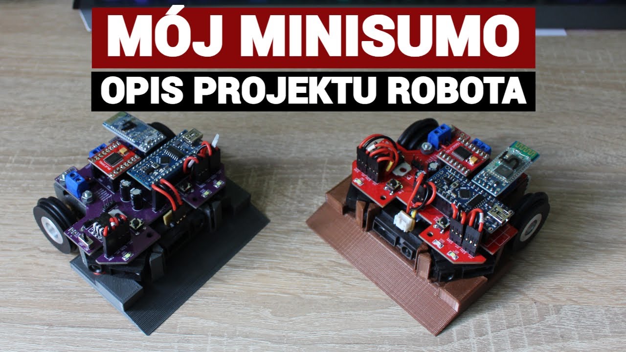 M&oacute;j robot MINISUMO - opis projektu V4