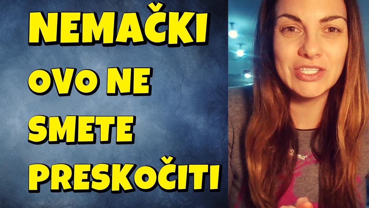 NEMAČKI - A2- VEŽBA KOJU NE SMETE PRESKOČITI, DA BISTE PREŠLI NA NAREDNI NIVO