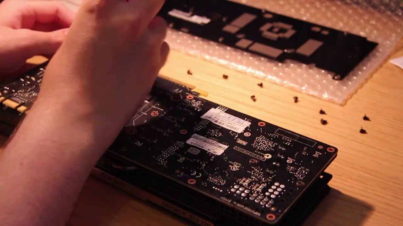 EVGA GTX 770 ACX Backplate Installation