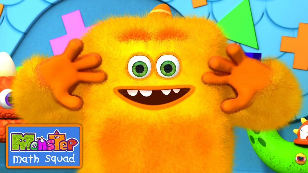 The Bad Mood Monster Needs Help | Fun With Numbers | Monster Math Squad - WildBrain