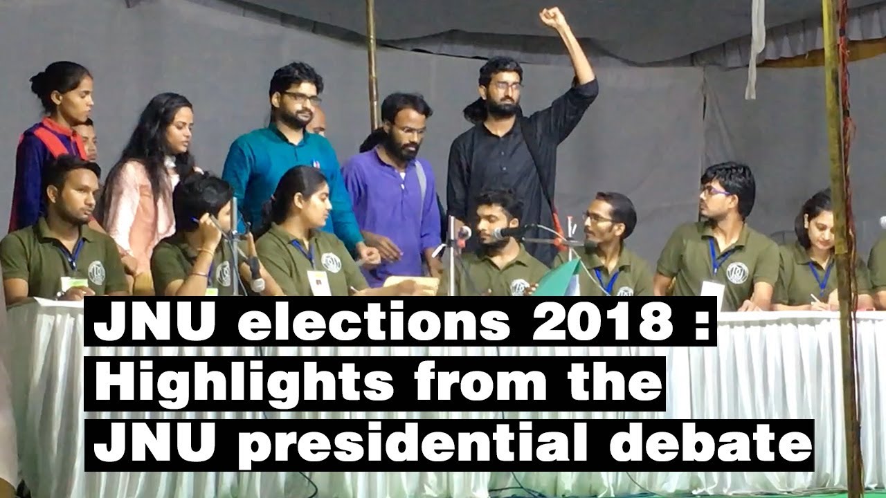 JNU elections 2018 : Highlights from JNU presidential debate