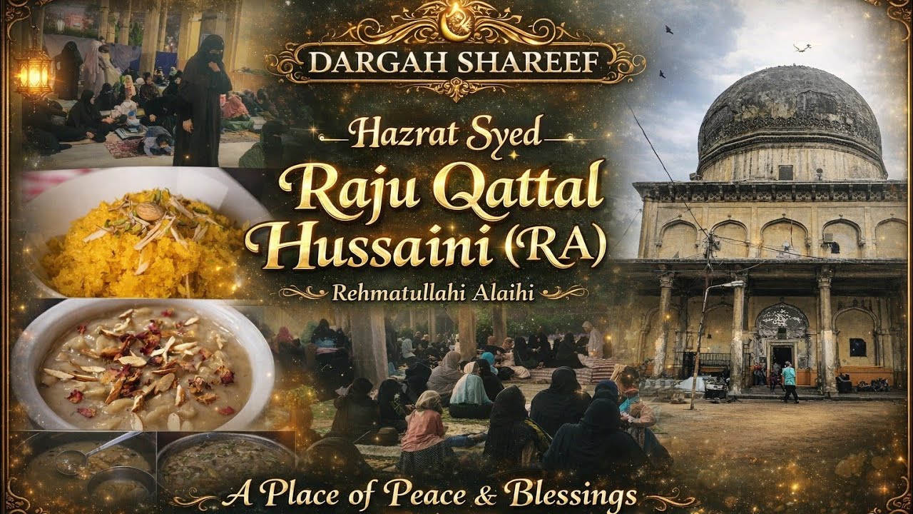 Hazrat Syed Raju Qattal Hussaini (RA) Dargah Visit | Dil Ko Sukoon Dene Wala Manzar 🕌🌙