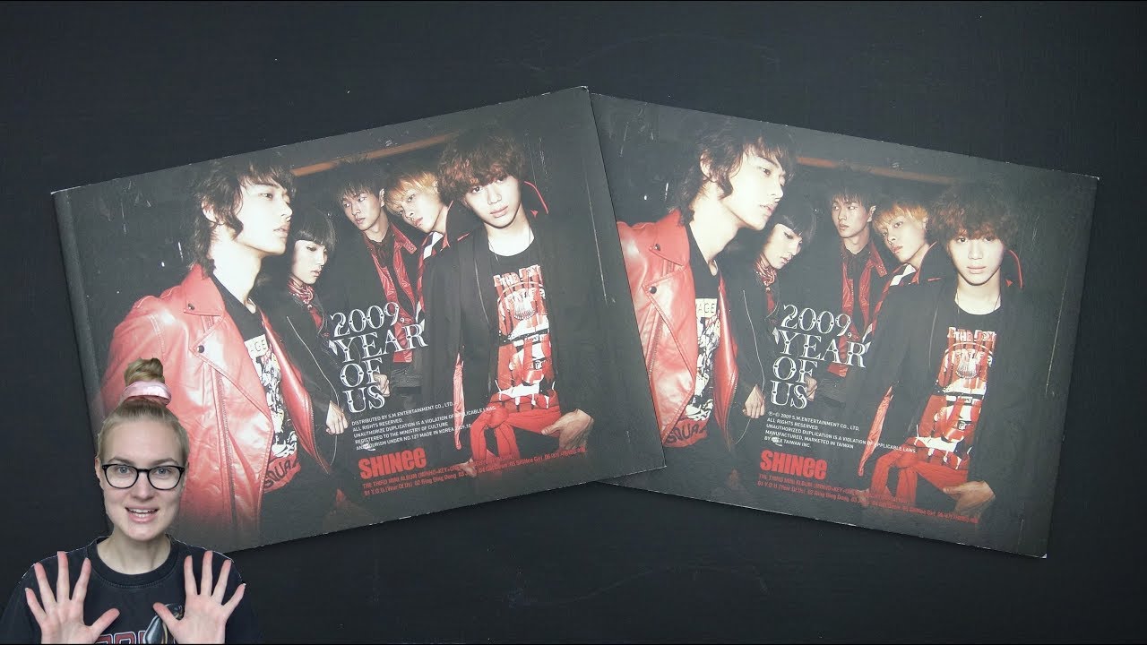 Unboxing SHINee 샤이니 3rd Korean Mini Album 2009 Year Of Us (Korean & Taiwan Edition)