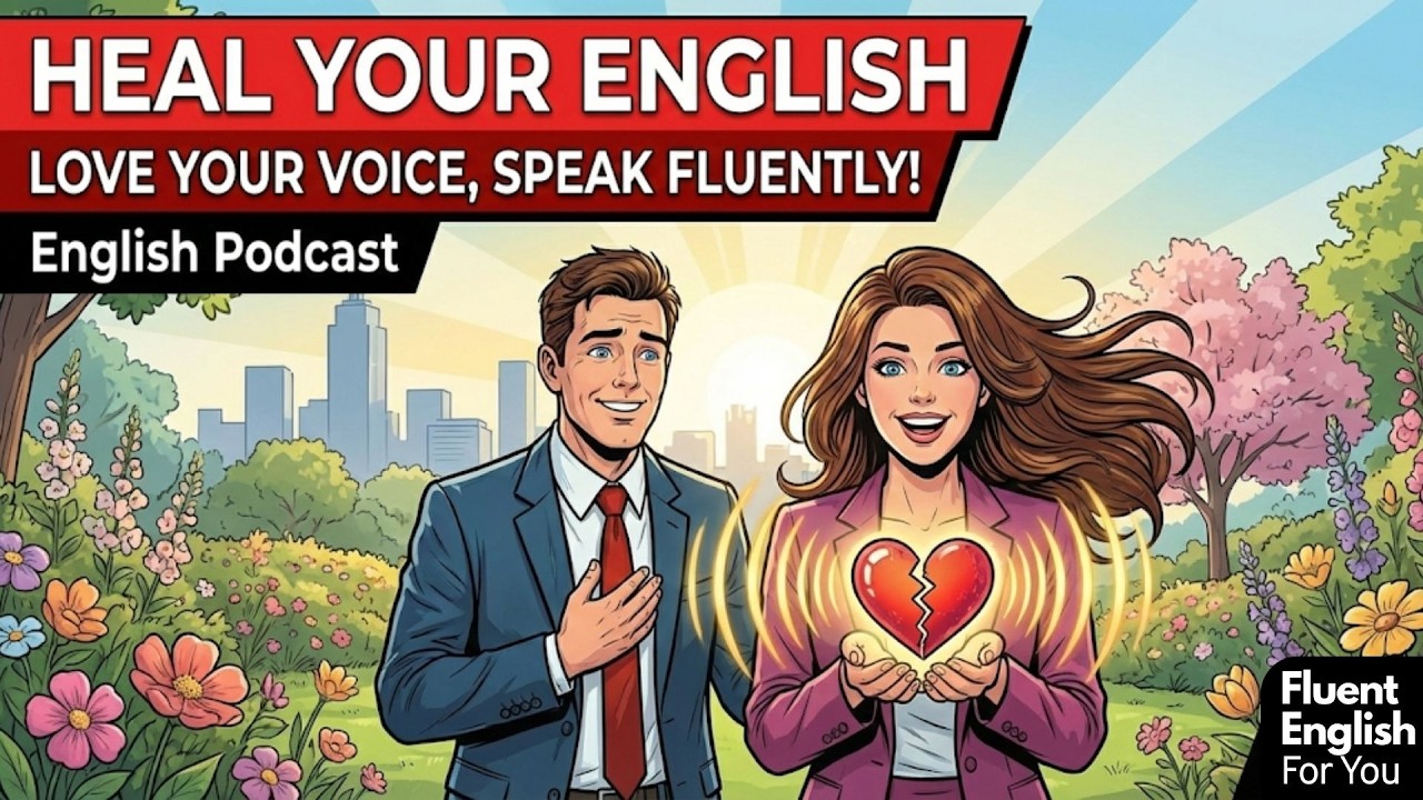 HEAL Your English Love Your Voice, Speak FLUENTLY! | English Podcast