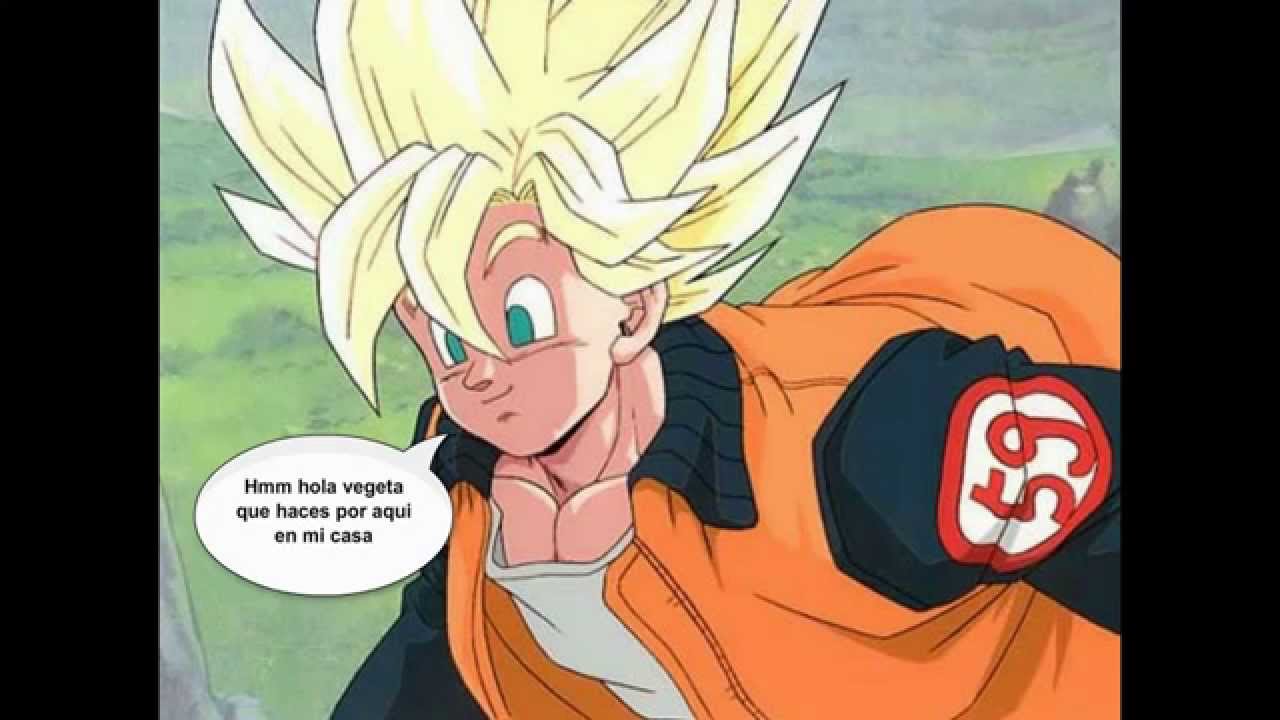 Vegeta conoce a la hija de goku