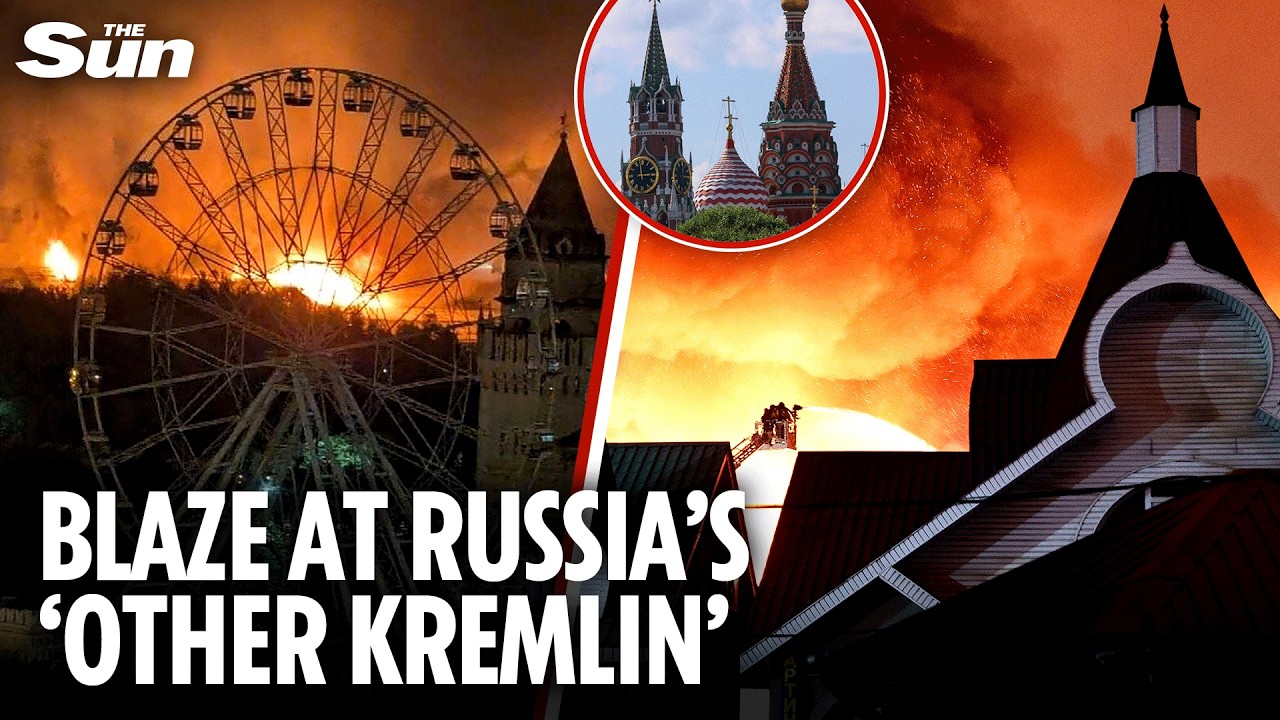 Moscow's 'other Kremlin' engulfed in flames after 'mysterious' inferno