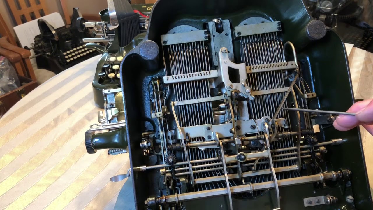 Things to Adjust Under Your Oliver Typewriter