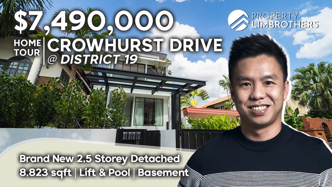 Crowhurst Drive | 2-Storey Detached in Serangoon Gardens | $7.5M | Singapore Home Tour | Melvin Lim
