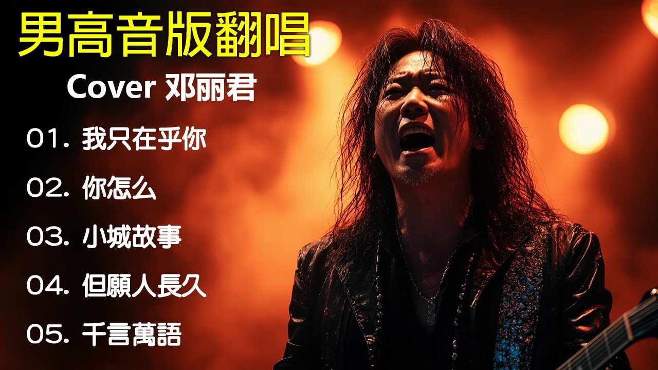 《我只在乎你》+《你怎么说》+《小城故事》+《但願人長久》+《千言萬語》 大头针(Cover 邓丽君) 男高音版翻唱 【大头针 · 烟嗓情歌精选】#中文经典老歌