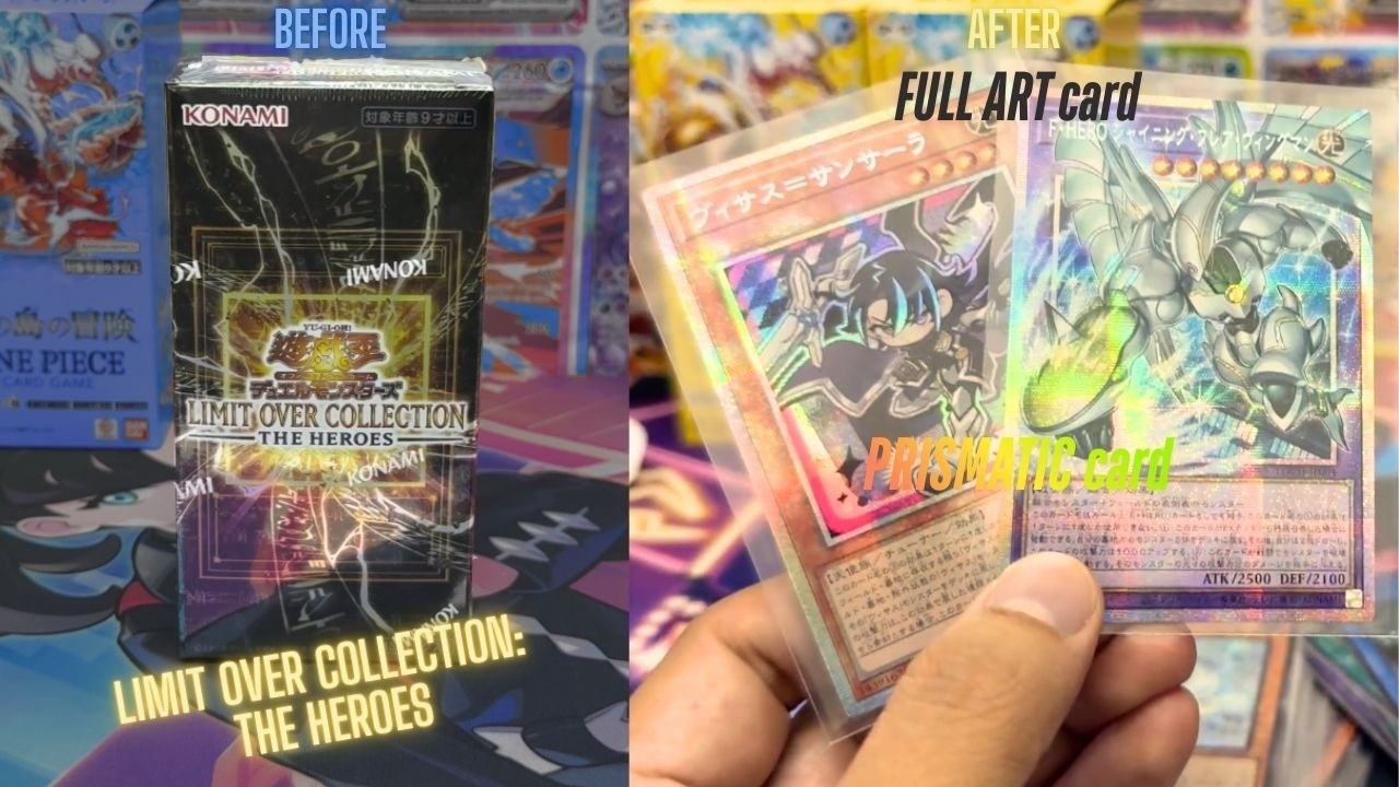 Yu-Gi-Oh! Limit Over Collection: The Heroes Booster Box Opening! 🔥 Full Art is HERE!