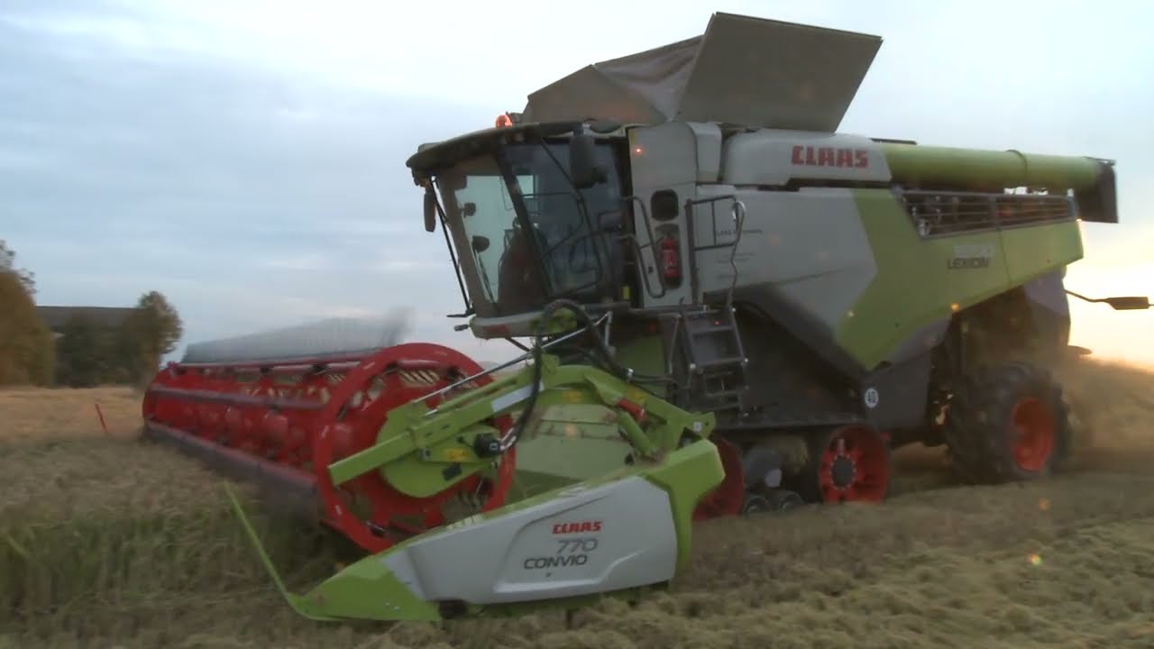 Claas Lexion 8700-Convio 770 raccolta riso tenuta Darola VC