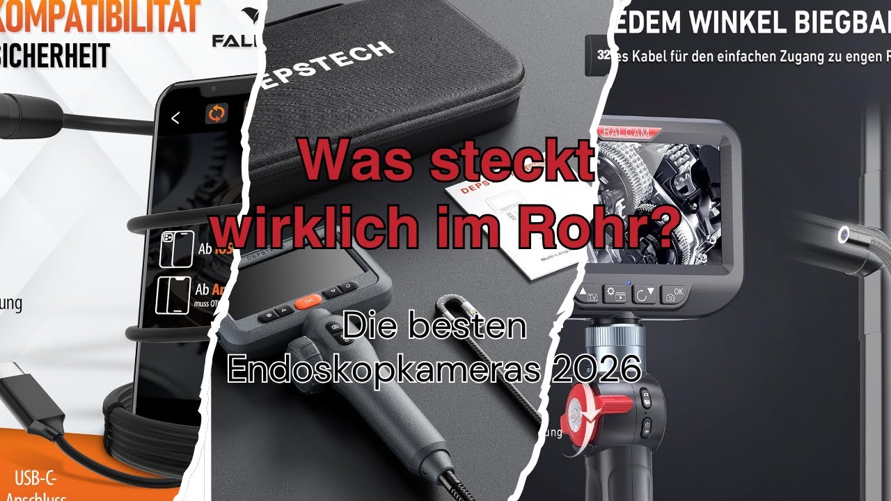 Endoskopkamera Vergleich 2026 – Welche lohnt sich für Haushalt, KFZ & DIY? #Endoskopkamera #diy