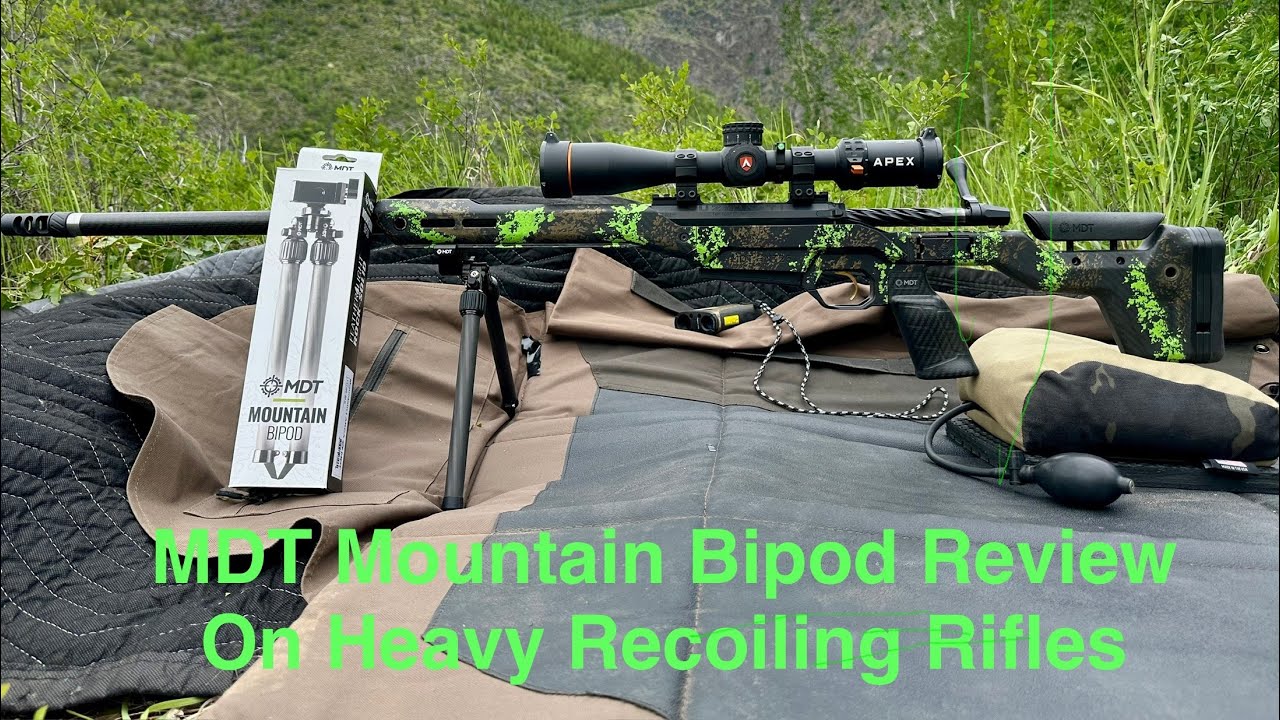 MDT Mountain Bipod Review - Tested With Heavy Recoiling Rifles