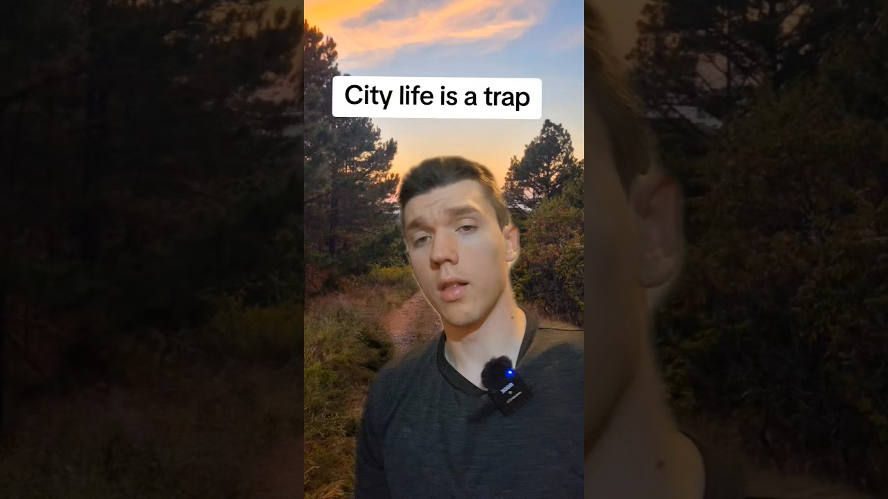 City life vs country life #offgrid #homestead