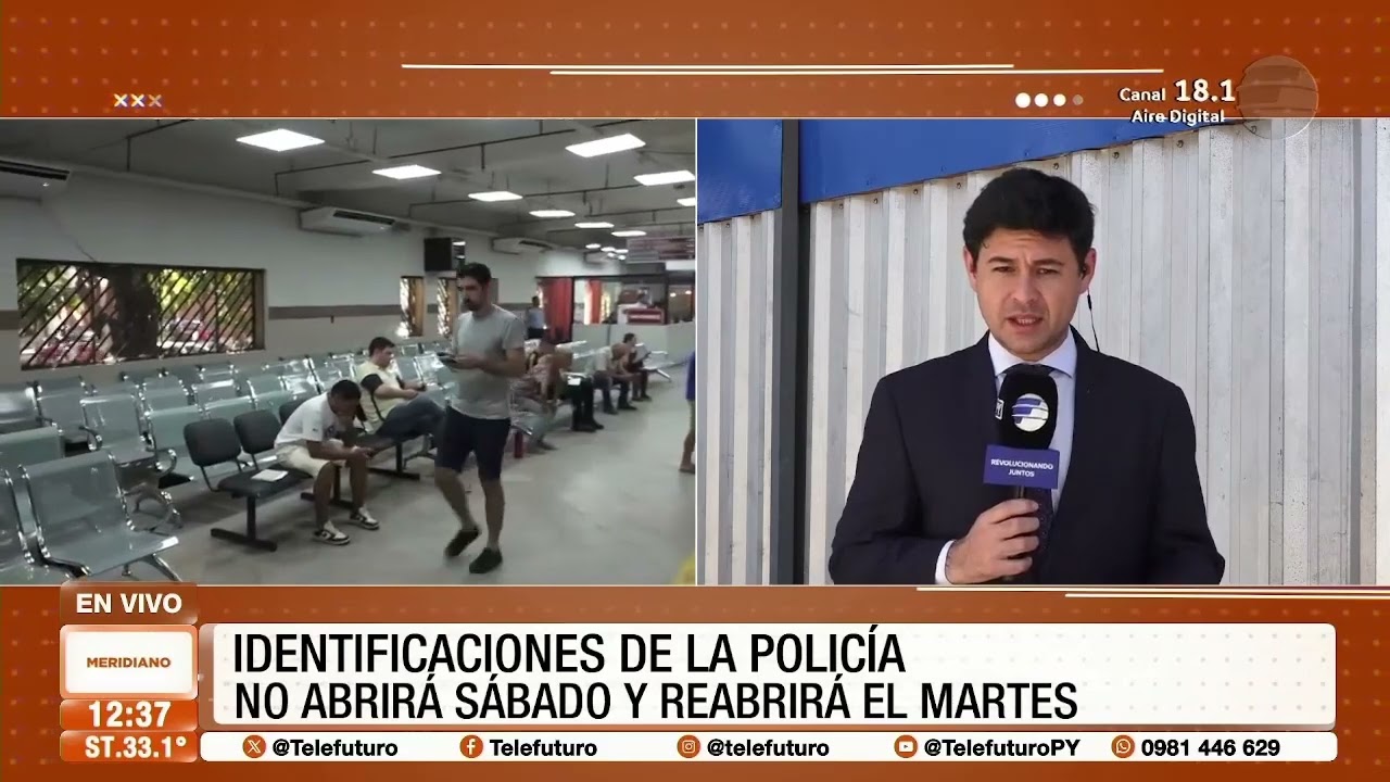 Identificaciones de la Polic&iacute;a no abrir&aacute; s&aacute;bado y reabrir&aacute; el martes