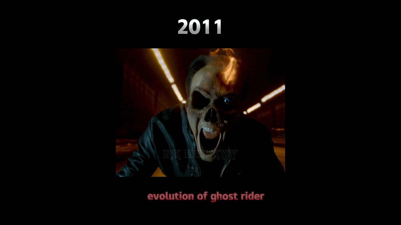evolution of ghost rider🔥#ghostrider #ghostriderbike #evolution #marvel