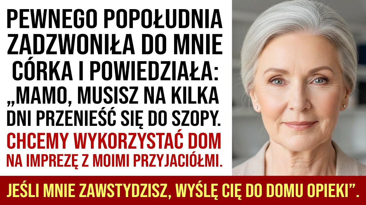 „Mamo, Robię Imprezę W Twoim Domu. Jeśli Mnie Ośmieszysz, Oddam Cię Do Domu Opieki. Więc…”