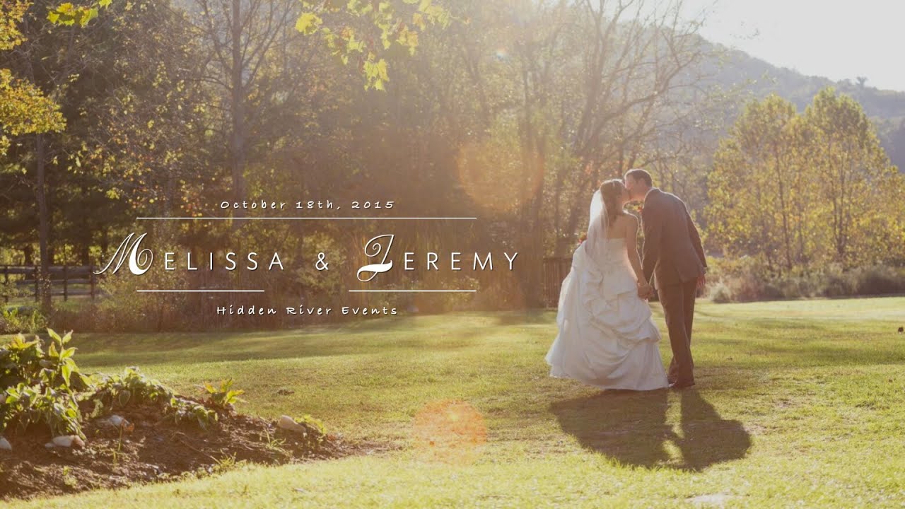 Melissa & Jeremy - wedding at Hidden River Events