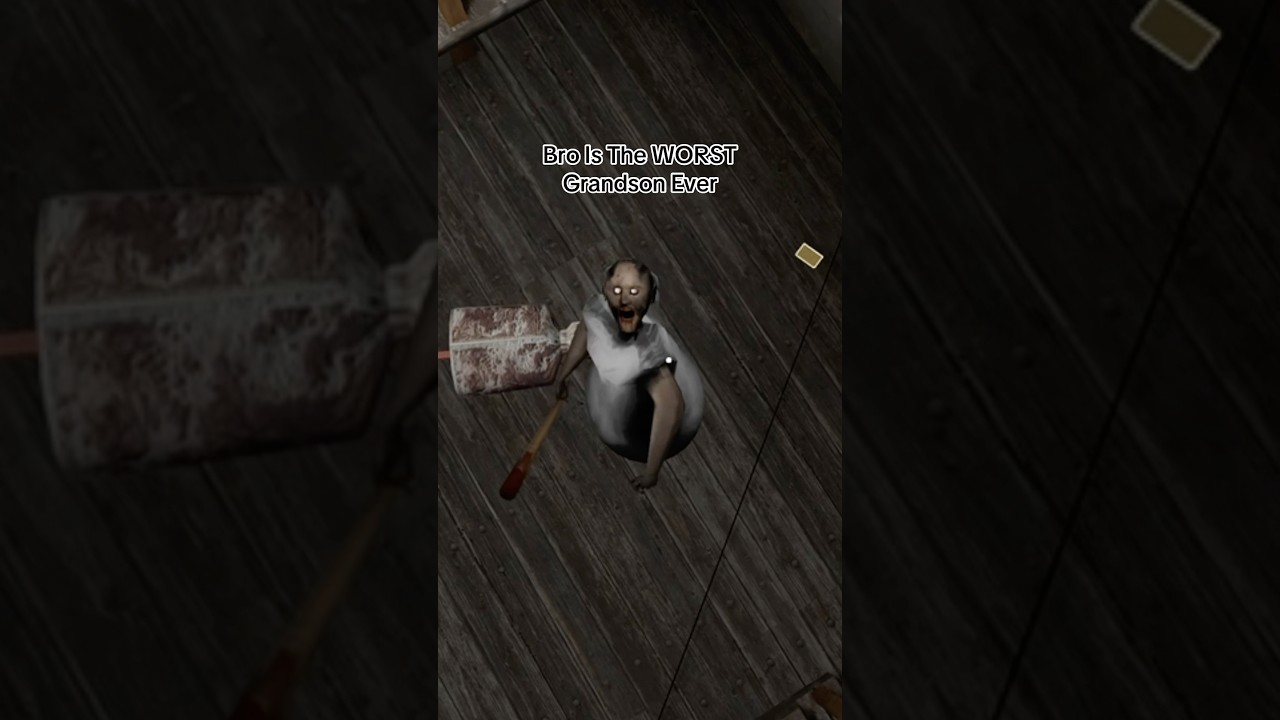 Got Granny SNAPPIN&rsquo; her neck 😭🙏 #grannyhorrorgame #indiehorrorgame #nemmy