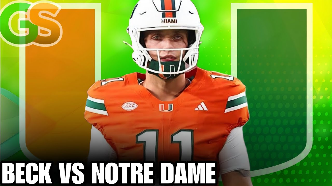 Every Carson Beck Throw vs Notre Dame
