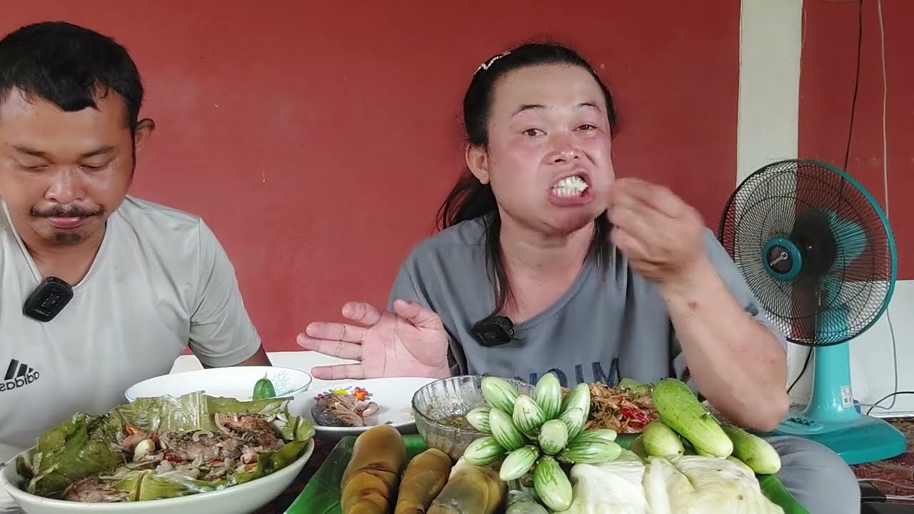 หมกปลาร้าต่อนกับชุดผักที่เข้ากันสุดๆความอร่อยแบบบ้านแต่จะลืมไม่ลง