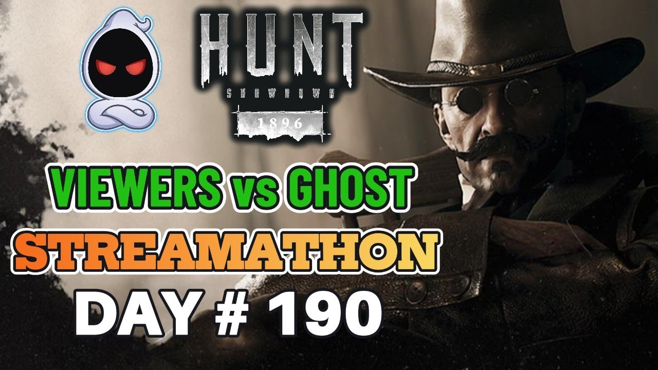 VIEWERS vs. GHOST Challenge! | Their Kills Extend My Streamathon! | Hunt: Showdown Live | Day 190