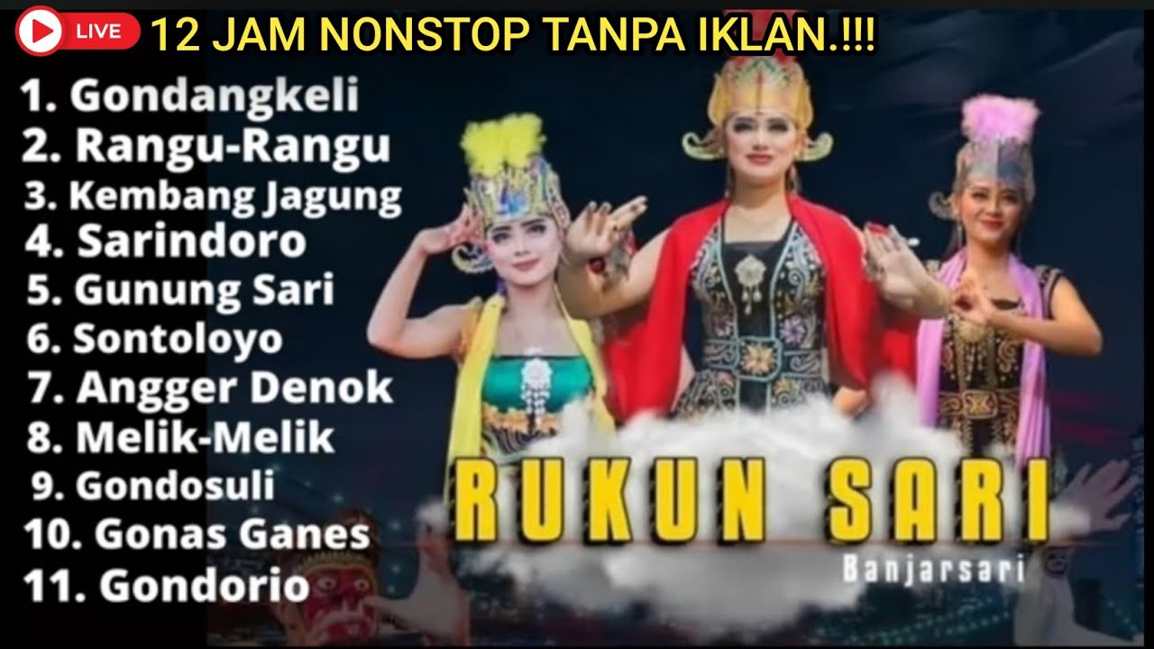 🔴ulem mbangeti  live streaming gending lengger RUKUN SARI banjarsari full album