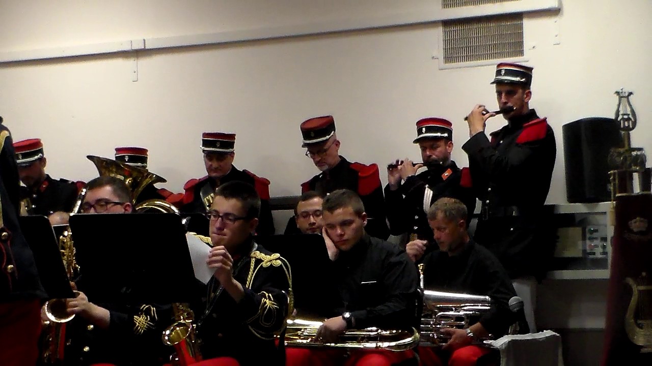 Concert de marche Harmonie Royale Saint Michel Gerpinnes 2017 6 Dilbeek & The Standard of St Georges