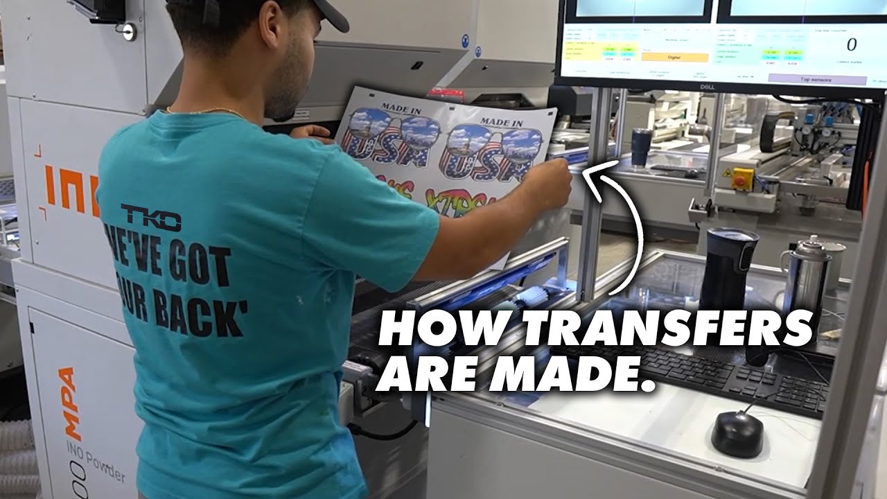 How Transfers Are Made - 15 Cent Transfers and Full Color Digital Transfers at TKOSales