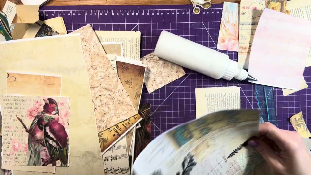 MASS MAKE EPHEMERA USING SCRAPS 2 #thesimplecrafter #armslengthart 