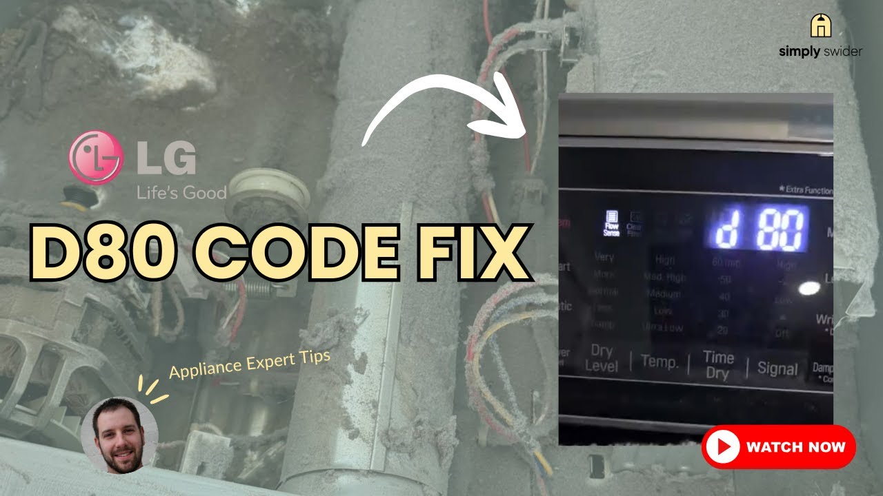 LG Dryer D80 Code? Check THIS Before It's Too Late (Fire Risk!)