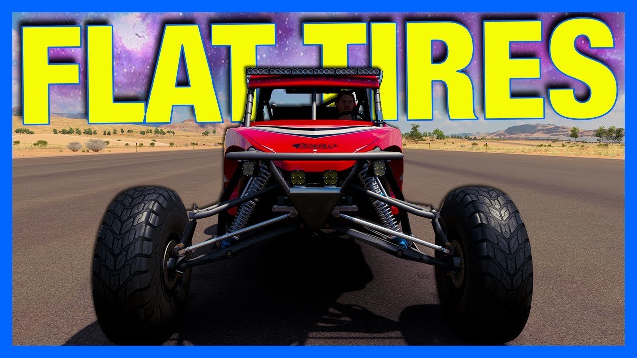 Forza Horizon 3 : FLAT TIRE TESTING!! **science**