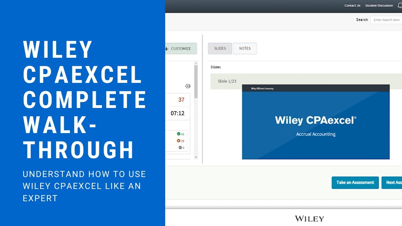 Complete Walthrough of Wiley CPA Review