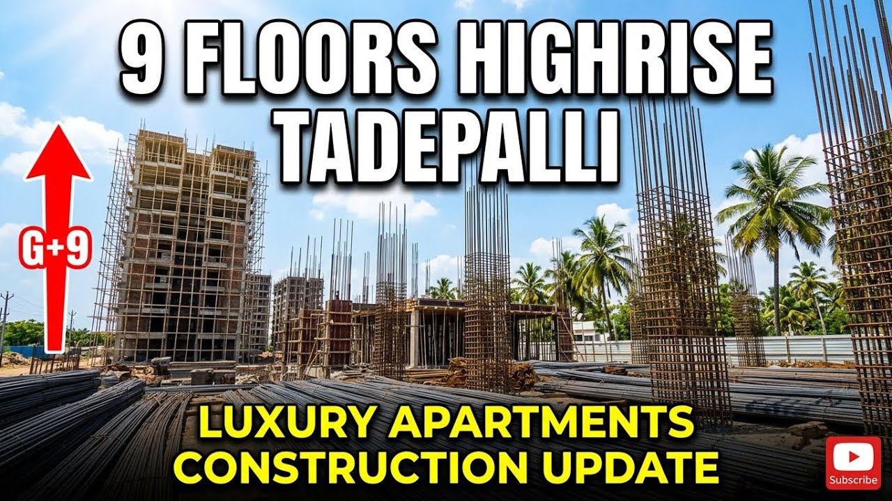 FLATS FOR SALE IN TADEPALLI | HIGHRISE APARTMENT | 5500 | LUXURY FLATS 