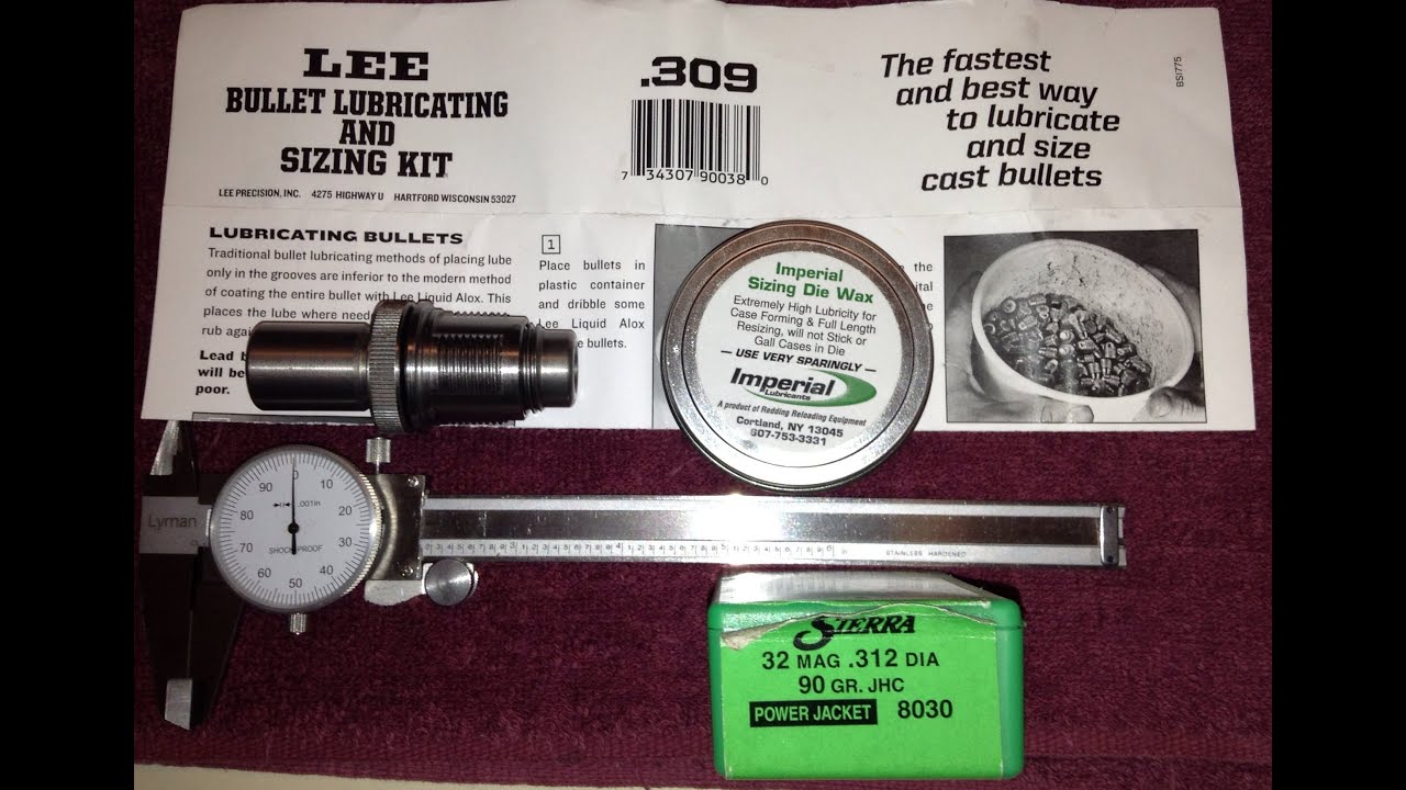 Lee Bullet Lubrication and Sizing Kit ( in regards to 7.62x25 Tokarev)
