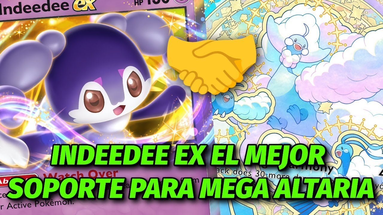 🤩 INDEEDEE EX el MEJOR COMPAÑERO de MEGA ALTARIA EX en POKEMON POCKET