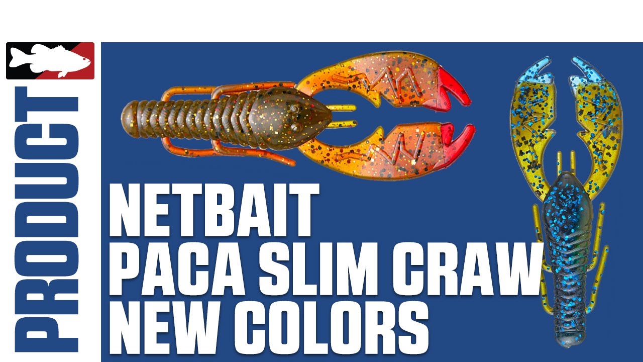 Netbait Netbait Paca Slim Craw - New Colors with Scott Canterbury | ICAST 2020