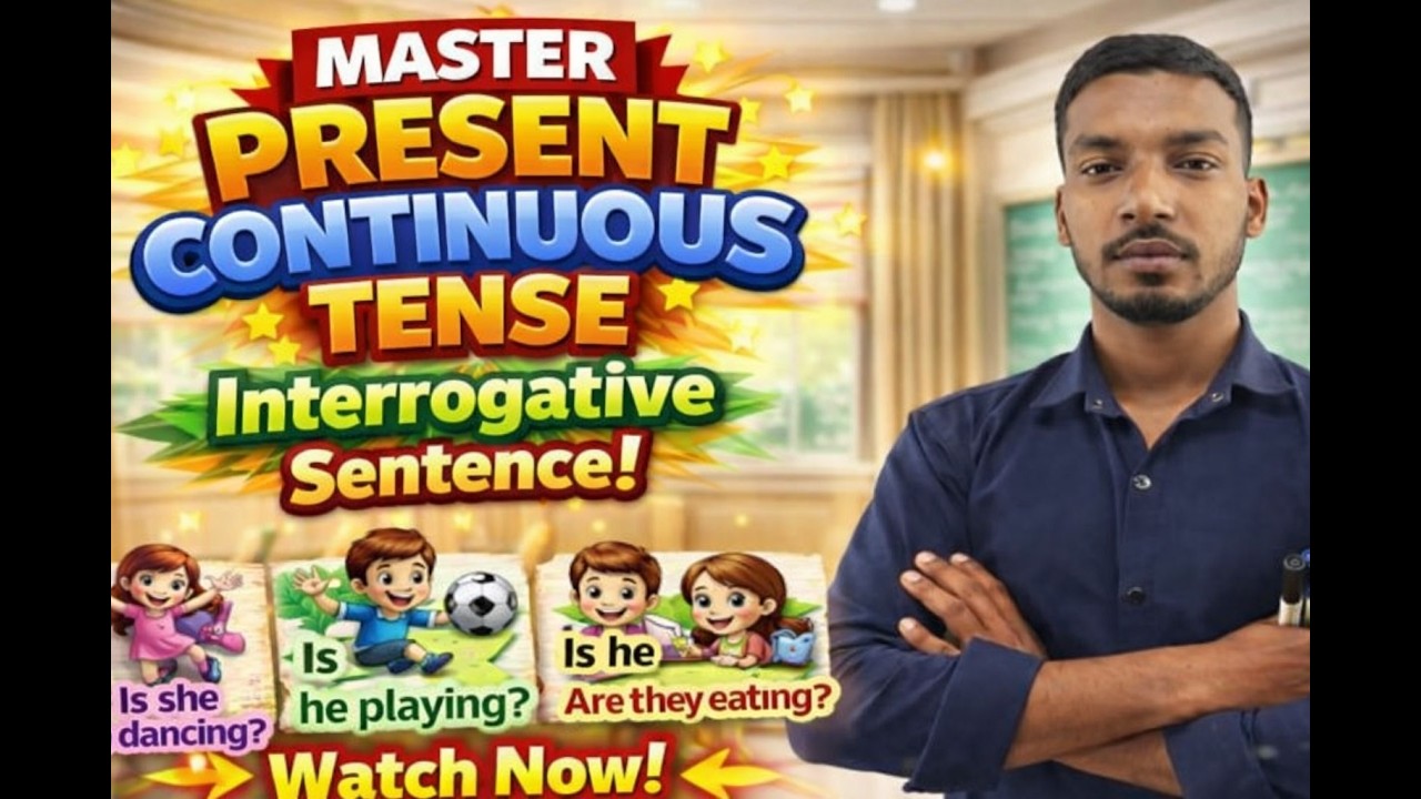 Present Continuous Tense || Intrrogative Sentence ||