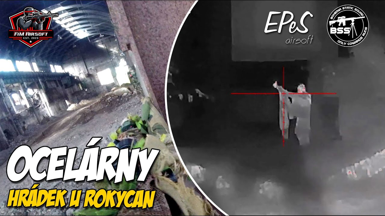 #107 AirSoft: Ocelárny Hrádek - Rozbil jsem si hubu! -- Gameplay 26. 9. 2025