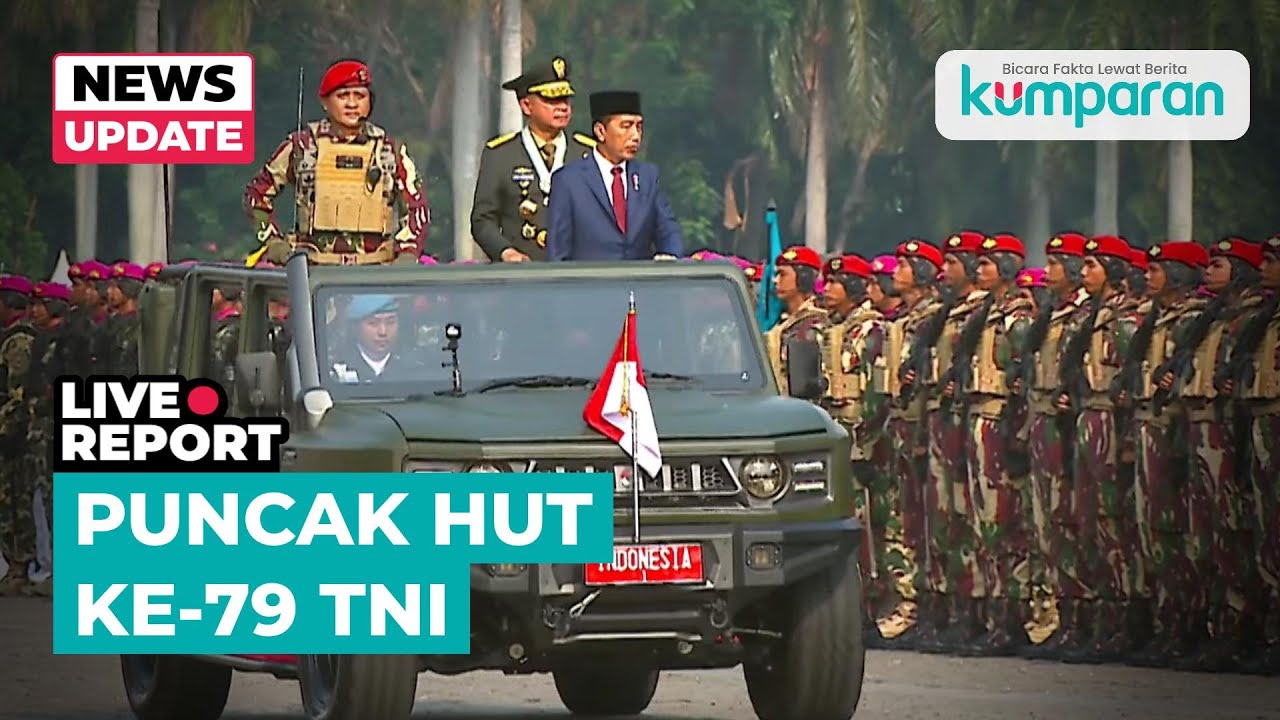 🔴LIVE STREAMING -  Perayaan HUT TNI Terakhir Jokowi, Ragam Atraksi dan Ribuan Alutsista di Monas