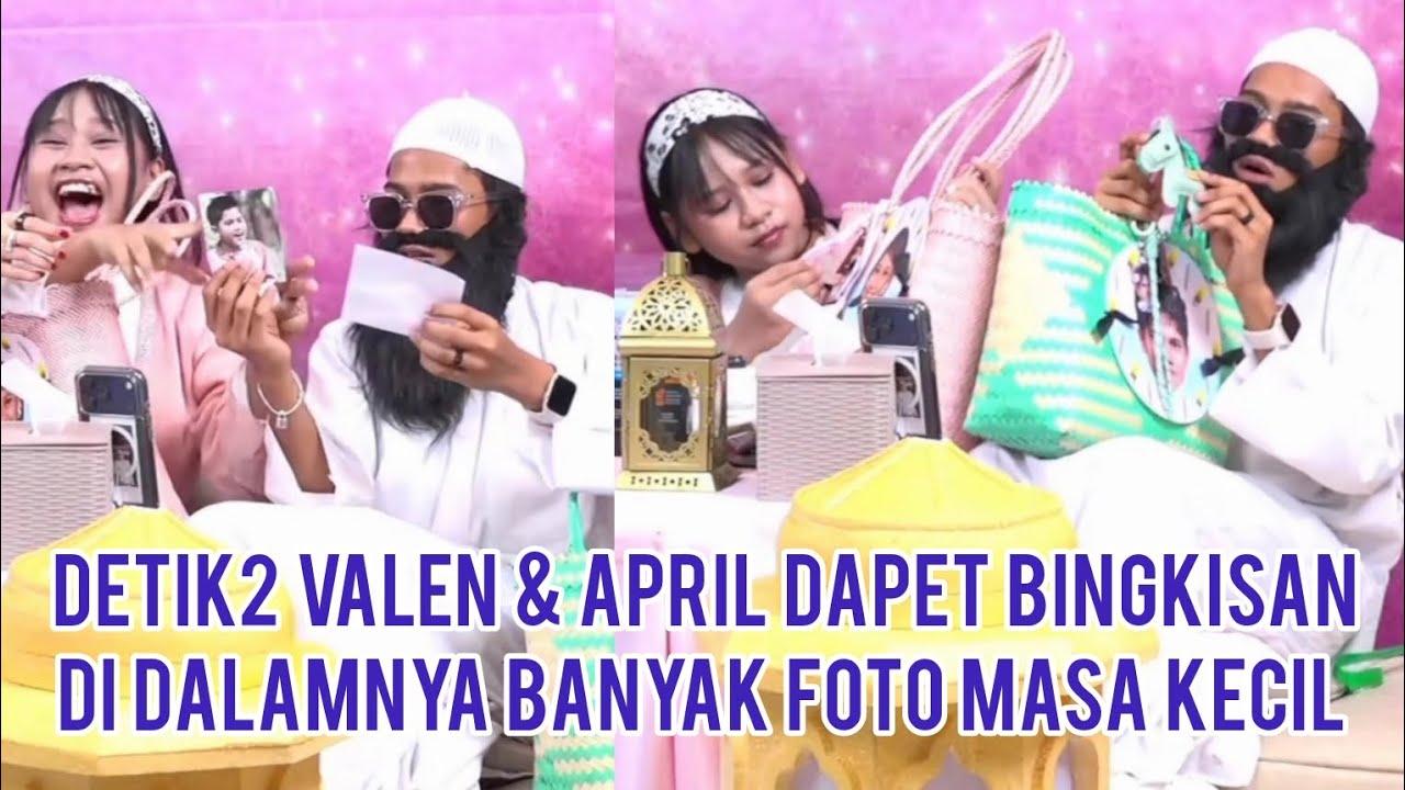 KEJUTAN!! VALEN DAN APRIL DAPET BINGKISAN ISINYA MENGENANG MASA KECIL